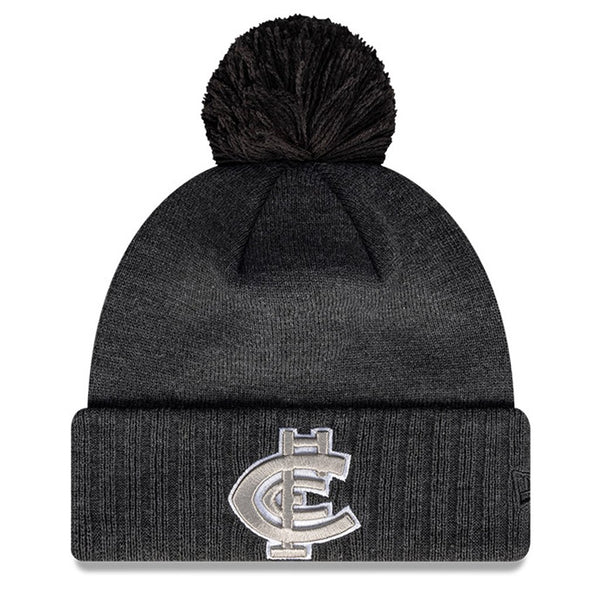 NEW ERA - AFL 2021 Pop Outline Pom Knit Beanie - Carlton Blues