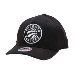 MITCHELL & NESS - Black & White 'Classic Red' 110 Pinch Panel Snapback - Toronto Raptors