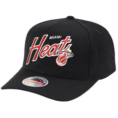 MITCHELL & NESS - Logo Script Classic Red 110 Snapback - Miami Heat